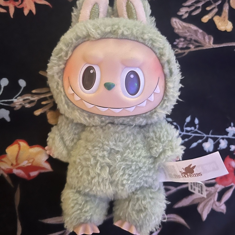 Green labubu
